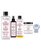 Coco Crush Natural Lice Treatment - Lice Cream Wash (50 g), Shampoo (50 ml), Oil (50 ml), Spray (100 ml), and Comb