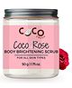 COCO CRUSH Rose Coconut Body Scrub For Brightening Skin, 100% Natural (50 g)