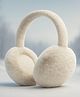 SYGA Winter Plush Earmuffs, Soft Warm & Cozy Ear Protection for Kids & Adults (Beige) - Diameter 13 cm