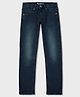 Pepe Jeans Knit Full Length Solid Color Denim Jeans - Navy Blue
