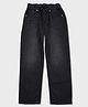 Pepe Jeans 100% Cotton Woven Full Length Mid Rise Solid Color Jeans - Black