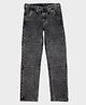 Pepe Jeans Knit Full Length Mid Rise Cut & Sew Solid Color Jeans - Grey