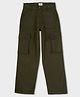 Pepe Jeans Woven Full Length Trouser With Cargo Pockets - Green