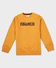 Pepe Jeans Cotton Knit Full Sleeves Sweatshirt With Brand Print - Yellow