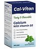 West Coast CalVitan Calcium + Vitamin D3 Chewable Tablets | Calcium 500mg + Vitamin D3 500 IU | |Tasty mint Flavor | Sugar-Free | Bone Strength, Muscle Support & Growth for All Ages- 30 Tablets