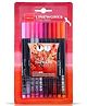 LINEPLUS Lineworks Fineliner Set Of 10 - Red
