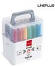 Lineplus  Prism Permanent Marker Bullet Tip 24 Pcs Set
