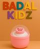 Badal Kidz Soft Puff Baby Powder Dispenser Built-in Powder Storage, Gentle on Baby Skin- Pink