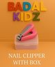 Badal Kidz Baby Nail Clipper with Safety Box - Gentle & Easy Grooming for Newborns and Kids- Pink
