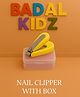 Badal Kidz Baby Nail Clipper with Safety Box - Gentle & Easy Grooming for Newborns and Kids- Yellow