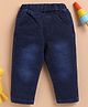 Wonderchild Mild Washed Jeans - Navy Blue