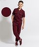 Arias Cotton Knit Half Sleeves Solid Color Co-ords T-Shirt & Lounge Pant Set - Brown