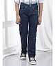 CRIMSOUNE CLUB Cotton Denim Solid Pocket Detailed Jeans - Blue