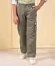 CRIMSOUNE CLUB Cotton Woven Solid Trousers - Green