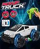 Fiddlerz Remote Control Car for Kids 1:12 Scale 4x4 RC Truck with LED Lights and Sound Rechargeable Battery Drift Tires Off Road Big Wheels RC Toy Car for Boys and Girls (White)