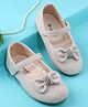Cute Walk by Babyhug Ballerina with Bow Applique - Golden