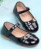 Cute Walk by Babyhug Velcro Closure Ballerina with Embellishment - Black