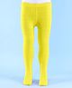 Doodle Poodle Cotton Knit Rich Solid Tights - Yellow