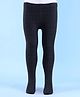 Doodle Poodle Cotton Knit Rich Solid Tights - Black