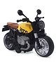 Olive Toys Die Cast 1:12 Scale Metal BMW Scooters Motorcycle With Sound Light and Pull Back - Yellow & Black