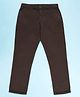 Kiddopanti Cotton Woven Solid Pant - Wine