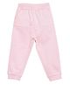 The Mom Store Cotton Knit  Solid Sweatpants - Pink