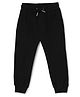 The Mom Store Cotton Knit Solid Sweatpants - Black