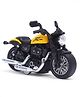 Olive Toys Die Cast Alloy Friction Harley Davidson - Yellow & Black