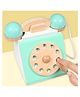 YAMAMA Wooden Retro Telephone Toys For Kids, Wooden Role Play Educational Toys Fun Entertainment Pretend Play Set Kids Toys - Multicolor