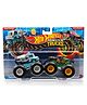 Hot Wheels Free Wheel Bionic Bruiser Test Subject Double Monster Truck - White/Purple