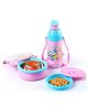 Cello Tiffy Gift Set Tinker Bell Stainless Steel Leakproof Lunch Box with Water Bottle - Pink & Blue