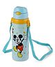 Cello Autumn Mickey Mouse 3D Print Stainless Steel Insulated Water Bottle Light Blue - 360 ml