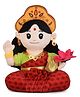 AURBO Baby Lakshmi Mantra Chanting Musical Soft Plush Toy for Kids (Height 30 cm)