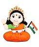 AURBO Baby Bharat Mata Mantra Chanting Musical Soft Plush Toy for Kids (Height 35 cm)