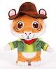 AURBO Brown Tiger Stuffed Animal Soft Huggable Plush Toy for Kids (Height 30 cm)