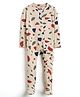Cocoon Care Bamboo Knit Abstract Printed Sleepsuit -  Multi Colour