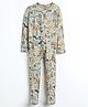 Cocoon Care Bamboo Knit Wild Animals Printed Sleepsuit - Multi Colour