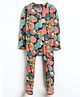 Cocoon Care Bamboo Knit Wild Animals Printed Sleepsuit - Multi Colour