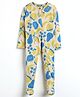 Cocoon Care Bamboo Knit Fruits Printed Sleepsuit - Yellow