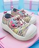 Hopits  Abstract Designed Lightweight Sneakers - Pink