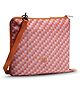 VAYA BAGMAT Mini 2-in-1 Multipurpose Lunch Bag and Table Mat, Insulated Lunch Bags for Office Women for Tiffin Box with Adjustable Sling,Cutlery Space, Retro Orange, 600 ml