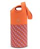 VAYA GoBag Lunch Bag for Office Women, Dust Proof Reversible Lunch Bags for Kids, Light Weight Stretchable Tiffin Carrier Bags, Retro Orange