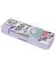 QIPS 3D Kawaii Ice Cream Bear Themed  Magnetic Pencil Case - Lavender
