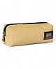 QIPS Rectangular PU-coated Zip Closure Pencil Bag - Cream
