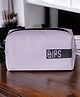 QIPS Rectangular PU-coated Cosmetic & Makeup Utility Bag | Travel Pouch - Lavender