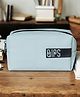 QIPS Rectangular PU-coated Cosmetic & Makeup Utility Bag | Travel Pouch - Sky Blue