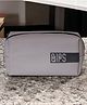 QIPS Rectangular PU-coated Cosmetic & Makeup Utility Bag | Travel Pouch - Grey