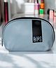 QIPS Semi-Circle PU-coated Cosmetic & Makeup Utility Bag | Travel Pouch - Blue