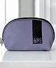 QIPS Semi-Circle PU-coated Cosmetic & Makeup Utility Bag | Travel Pouch - Purple
