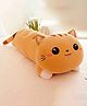 Tickles 65 cm Cat Soft Stuffed Plush Bolster Toy for Kids Boys & Girls Birthday Gift (Color Brown)